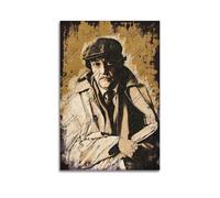 LAIRIBA Poster vintage su tela con scrittore famoso Kurt_Vonnegut, 30 x 45 cm, senza cornice