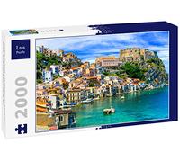 Lais Puzzle Belle spiagge e Città della Calabria - Scilla. Vacanze estive Italiane. 2000 Pezzi