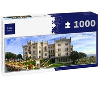 Lais Puzzle Bellissimo Castello Bianco sopra Il Mare - Miramare. Trieste, Italia Settentrionale, Panorama 1000 Pezzi