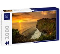 Lais Puzzle Bellissimo Tramonto al Tempio di Uluwatu, Bali, Indonesia 2000 Pezzi