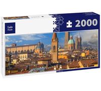 Lais Puzzle Bologna, Italia: Skyline e Le Famose Torri sul Tetto 2000 Pezzi Panorama