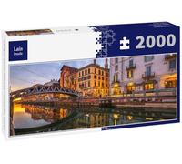 Lais Puzzle Canale Naviglio, Milano, Lombardia, Italia 2000 Pezzi Panorama