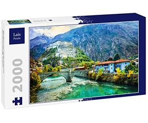 Lais Puzzle Castelli della Valle d'Aosta, Forte di Bard, Italia 2000 pezzi