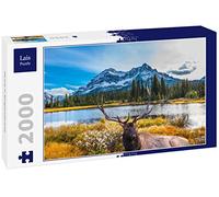 Lais Puzzle Cervi in Un Paesaggio Montano 2000 Pezzi
