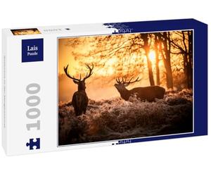 Lais Puzzle Cervo Rosso al Sole del Mattino 1000 Pezzi