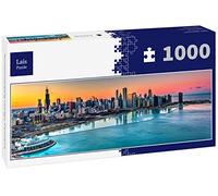 Lais Puzzle Chicago Tramonto, Panorama 1000 Pezzi