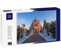 Lais Puzzle Chiesa ortodossa di Kazan Icona della Madre di Dio nel Centro della Città di Irkutsk in Inverno, Russia, Siberia 1000 Pezzi