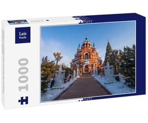 Lais Puzzle Chiesa ortodossa di Kazan Icona della Madre di Dio nel Centro della Città di Irkutsk in Inverno, Russia, Siberia 1000 Pezzi