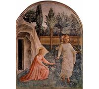 Lais Puzzle fra Angelico - Ciclo di affreschi nel convento Domenicano di San Marco a Firenze, Scena: Noli Me Tangere 1000 Pezzi