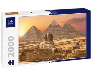 Lais Puzzle La Sfinge e Le Piramidi, Famosa meraviglia del Mondo, Giza, Egitto 2000 Pezzi