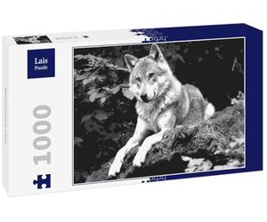 Lais Puzzle Lupo Bianco Nero 1000 Pezzi