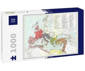 Lais Puzzle Mappa Atlante Storico - William R. Shepherd Impero Romano Intorno al 395 1000 Pezzi