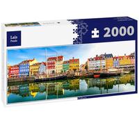 Lais Puzzle Nyhavn, Copenaghen, Danimarca 2000 Pezzi Panorama