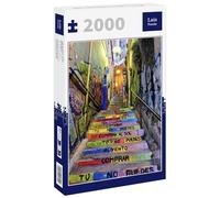 Lais Puzzle Scale colorate a Valparaiso, Cile 2000 pezzi