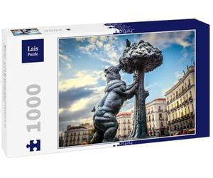 Lais Puzzle Statua di Orso e corbezzolo nella Puerta del sol di Madrid 1000 Pezzi
