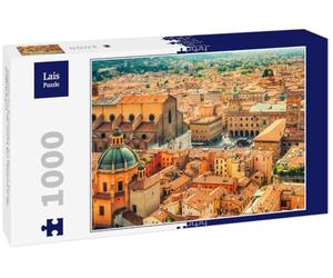 Lais Puzzle Veduta Aerea della Città di Piazza Maggiore e della Chiesa di San Petronio nella Città di Bologna 1000 Pezzi
