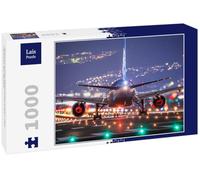Lais Puzzle Vista di Un Aereo nel Cielo di Notte 1000 Pezzi