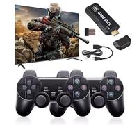 LAISHUNN - Console di gioco Nostalgia 2025 con oltre 30000 giochi, HDMI 4K Game Retro TV Game Sticks con doppio controller wireless 2.4G, emulatori di console retrò, regalo per bambini
