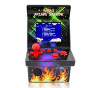 LAISHUNN Mini macchina arcade, 200 giochi a 8 bit integrati, schermo a colori da 2,5 pollici, joystick a 8 vie, console di gioco retrò portatile