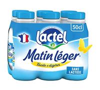 Lait Lactel Matin Léger demi-écrémé 50cl (pack de 6)
