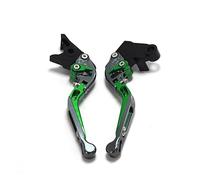 Laiteanqi Compatible With GSX400F Impulse 1994-2004 GSX 400F GSX 400 F Moto Pieghevole Estensibile Regolabile Freni Frizione Leva Leva Freno e Frizione(GREEN1)