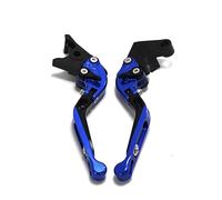 Laiteanqi Compatible With GSX400F Impulse 1994-2004 GSX 400F GSX 400 F Moto Pieghevole Estensibile Regolabile Freni Frizione Leva Leva Freno e Frizione(BLUE3)