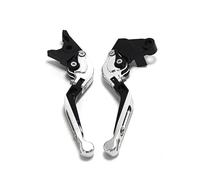 Laiteanqi Compatible With GSX400F Impulse 1994-2004 GSX 400F GSX 400 F Moto Pieghevole Estensibile Regolabile Freni Frizione Leva Leva Freno e Frizione(SILVER2)