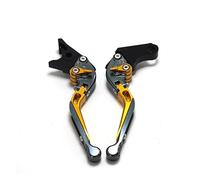 Laiteanqi Compatible With GSX400F Impulse 1994-2004 GSX 400F GSX 400 F Moto Pieghevole Estensibile Regolabile Freni Frizione Leva Leva Freno e Frizione(GOLD1)
