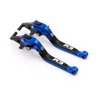 Laiteanqi Compatible With YZF-R3 YZF R3 2014-2020 2019 For Moto Leve Freno Frizione Pieghevoli Manopole Manubrio YZF-R3 Maniglie Leve Leva Freno e Frizione(Blue1)