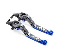 Laiteanqi Compatible With YZF-R3 YZF R3 2014-2020 2019 For Moto Leve Freno Frizione Pieghevoli Manopole Manubrio YZF-R3 Maniglie Leve Leva Freno e Frizione(Blue3)