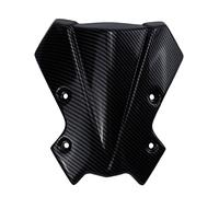 Laiteaolin Doppia Bolla Parabrezza Moto Sport, Carbon Color, Nero, Per KAWASAKI Z650 2020-2022 e Z900 2020-2022, Protezione Vento e Detriti