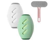 Laitejituan 2 Pezzi Rullo Anti Pelucchi Lavabile Riutilizzabile Rullo di Lanugine Riutilizzabile Portatile con Spazzola Leva Peli Animali Domestici per Vestiti Peli di animali domestici