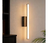Laittiin Lampada da soffitto a LED - Lampada da camera da letto nera da 6W luce bianca calda da 3000K lampada da cucina design moderno lampada da corridoio per corridoio cucina camera da letto