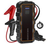 LAIVIYA Avviatore Batteria Auto, 7000A Avviatore Emergenza per Auto/Moto, 12V Booster Avviamento Autos con Torcia a LED e Uscita USB Rapida (Fino a 6.0L Benzina o 3.0L Diesel) Emergenza Jump Starter