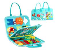 LAIVIYA Libro Sensoriale Bebe, Busy Board, Busy Book, Pannelli Sensoriali Montessori, Libro Attività Bebe, Busy Board Montessori in Feltro, Motricità Fine Giocattoli Bambini 1 2 3 4 Anni