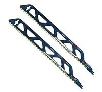 LAIWOO Lama per Sega a Gattuccio, Sega a Mano, Lama in Metallo Duro, Accessori per Sega a Sciabola per il Taglio di Calcestruzzo Poroso per Einhell, Dewalt, Bosch, Makita (505MM-2)