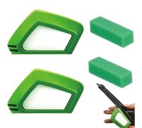 LAJUP 2 Pcs Strumenti Di Riparazione Per Tergicristalli, Strumento Di Riparazione Per Spazzole Tergicristallo Con Spugna, Lama Inclusa, Accessori Per Auto,Riparatore Di Tergicristalli Per Auto