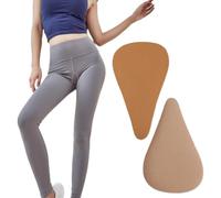 LAJUP 2 Pezzi Camel Toe Correttore, Slip Cameltoe In Silicone, Anti Cameltoe, Fanno Scomparire Indesiderati Camel Toe Cameltoe,I Tuoi Leggings E Jeans Si Adattano Perfettamente(Marrone)