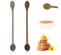 LAJUP 2 Pezzi Dosatore,Cucchiaio per Vasetti,Cucchiaio Mescolatore In Silicone,Bastoni a Manico Lungo per Mescolare,Strumenti da Cucina Usati per Allocare per marmellata,yogurt(10'')