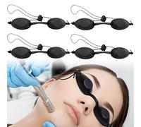 LAJUP 4 Pezzi Occhiali Infrarossi, Occhialini Solarium, Occhialini Sole, Occhiali Protettivi Laser Occhiali Di Sicurezza Occhiali Di Protezione Per Beauty Clinic