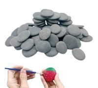 LAJUP 40 Pezzi Sassi Da Dipingere, 1~3Cm Rocce Dipinte Fai Da Te Creativo, Pietre Piatte Da Dipingere, Rocce Ciottoli, Sassi Da Dipingere Ciottoli Per La Pittura, Per Pittura Fai Da Te