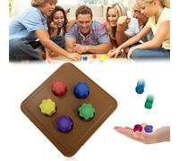 LAJUP Gonggi Korean Game, Gonggi Jack Stone Pebbles Set Gioco, Attività per La Famiglia, Portatile e Durevole per Tutte le età Giocattolo per l'allenamento della Coordinazione Occhio-Mano