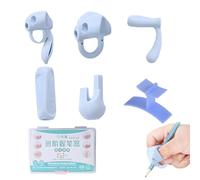 LAJUP Impugnatura Matita Bambini,6 Pezzi Aiuto Per La Scrittura Per Bambini, Impugnature Per Matite In Silicone, Strumento Di Correzione Della Postura Di Scrittura Scrittura Impugnatura Per Penna