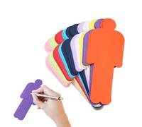 LAJUP Set Di 150 Biglietti Da Moderazione, 20 X 8 Cm, Per Ufficio, Scuola, Presentazione E Presentazione (10 Colori)