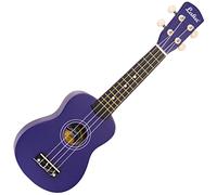 Laka Rainbow Series - Ukulele soprano e borsa per il trasporto, colore: indaco