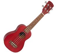 LAKA Ukulele acustico con borsa, Soprano, rosso VUS5RD