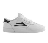 Lakai Scarpe da skateboard basse Cambridge da uomo, Pelle Bianca 2025, 41.5 EU