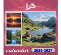Lake Calendar 2026-2027: 18 Month Planner To Keep You On Track from Sep 2026 to Dec 2027,Square 8.5 x 8.5 Inches Gift For Organizing & Planning