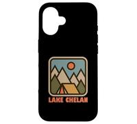 Lake Chelan Washington Nature Vacation Backpacking Souvenir Custodia per iPhone 16