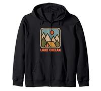 Lake Chelan Washington Nature Vacation Backpacking Souvenir Felpa con Cappuccio